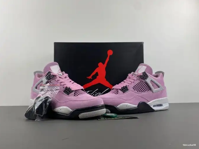 Reps TBkick AQ9129-501 Jordan WMNS Air 4 Orchid 0616
